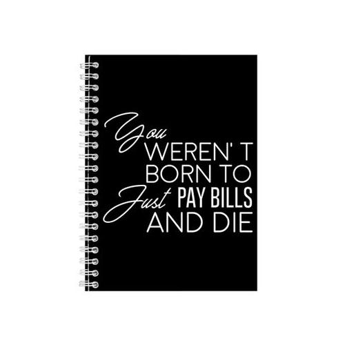 More A5 Notebook Spiral Lined Motivational Sayings Graphic Notepad Gift 206