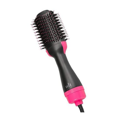 Lightweight Pink and Black Hot Air Brush