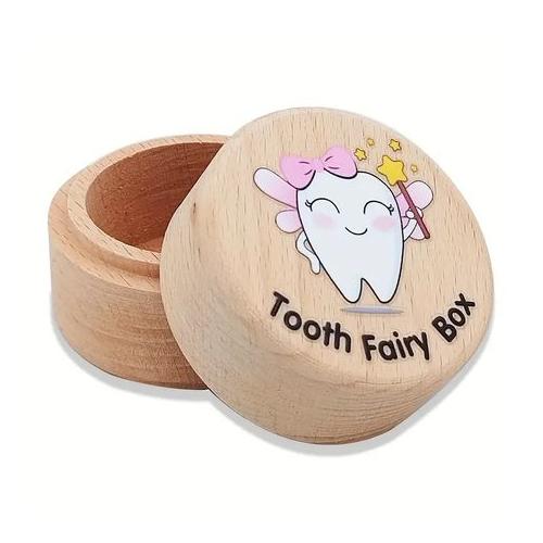 Tooth Fairy Keepsake Storage Wooden Box