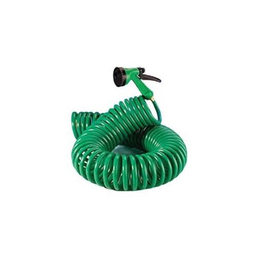 15M Spiral Hose Pipe With Nozzel Spray