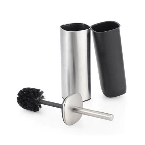 Toilet Brush Holder Set - Square - Stainless Steel
