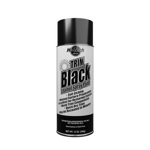 Hi-Tech Bumper Trim Enamel Spray Paint - Black - 355ml