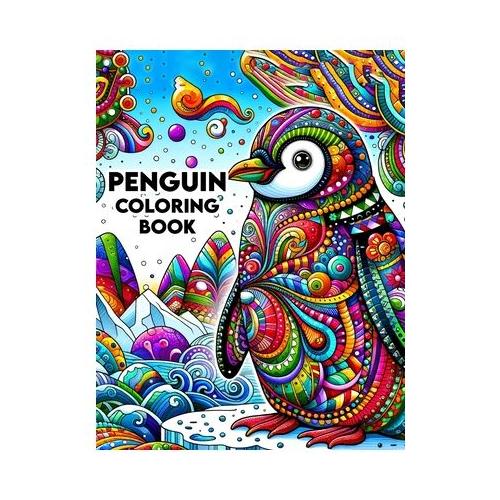 Penguin coloring book: Animal-themed with clear, diverse images and many genres.colouring For Adult