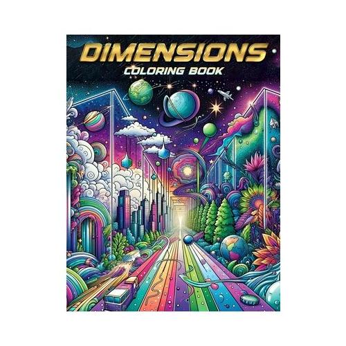 Dimensions coloring book: Nature Inspired Coloring Book: Detailed Wildlife Patterns, Large Size