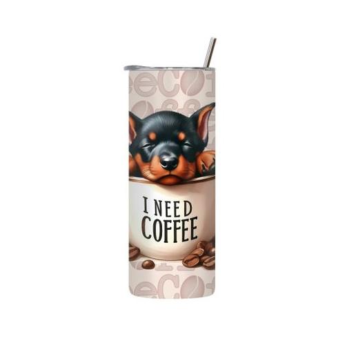 Dog Cup_21 20 Oz Tumbler with Lid and Straw Trendy Coffee Graphic Gift 202