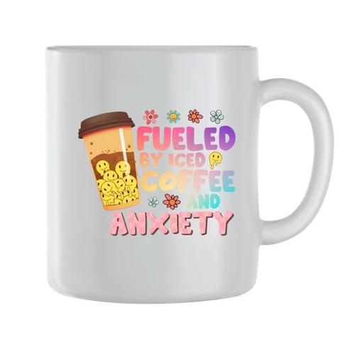 Anxiety Coffee Mugs for Women Trendy Coffee Mama Graphic Mom Cup Gift 203