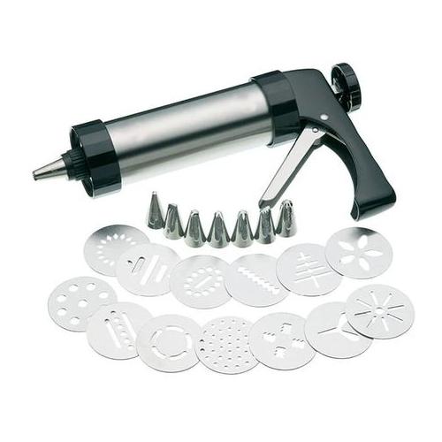 Stainless Steel Manual Cookie Press And Icing Maker Machine Gun