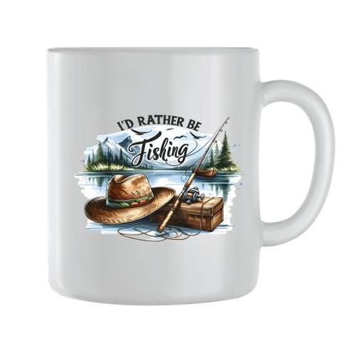 Hat Coffee Mugs for Men Women Trendy Fishing Lovers Graphic Cup Present 196