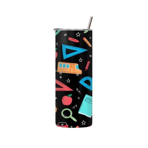 Math 20 Oz Tumbler with Lid Straw Trendy Back to School Graphic Present 132