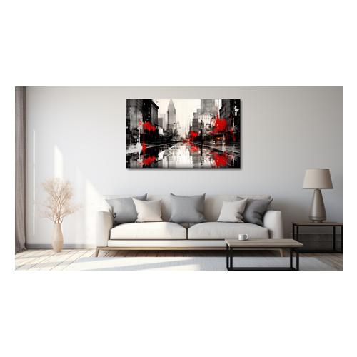 Canvas Wall Art - Reflections in the City Abstract - HD0202