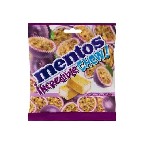 Mentos - Incredible Chew Passion Fruit 18s x 2 Bags
