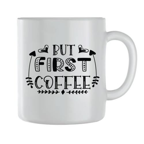 First Coffee Mugs for Men Women with Trendy Graphic Sayings Cups Present118