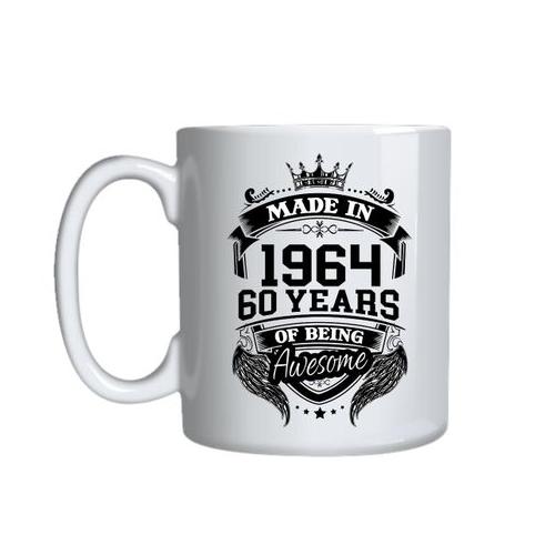 Made In 1964 60 Years Old Birthday Gift Idea Mug