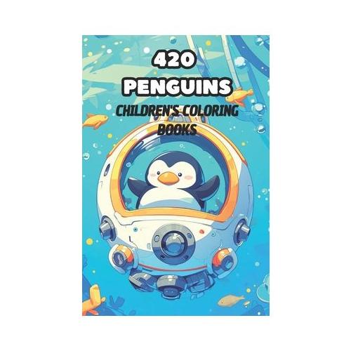 420 Penguins Children's Coloring Books