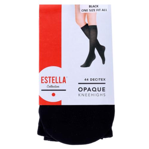 Estella Opaque One Size Fits All Knee Highs