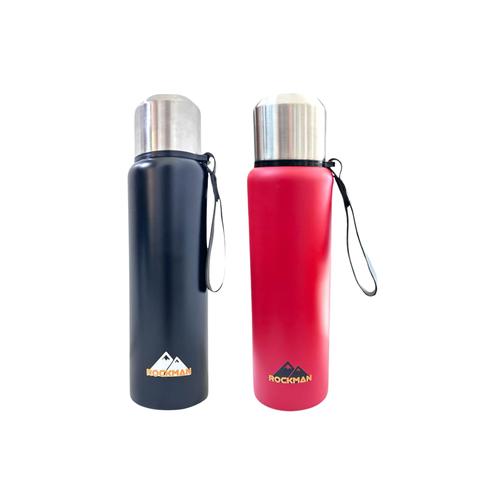 Rockman 800ml Double wall Vaccum Flask Hot and Cold Water Combo