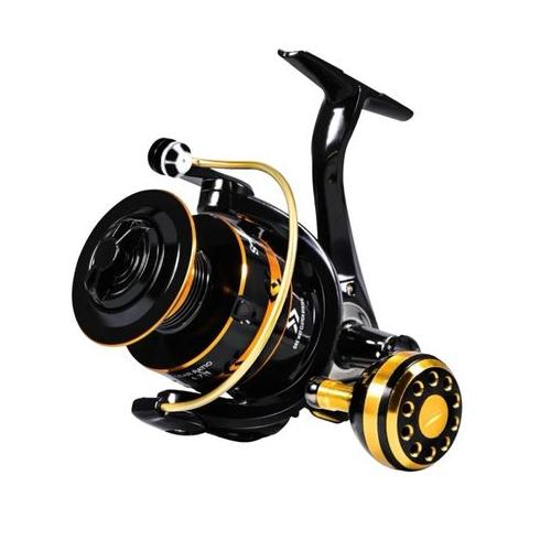 Fishing Reels with Interchangeable Collapsible Left and Right Handle