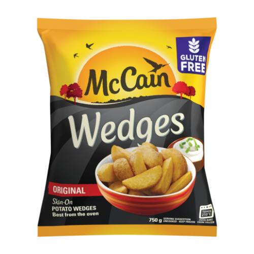 McCain Original Frozen Skin-On Potato Wedges 750g