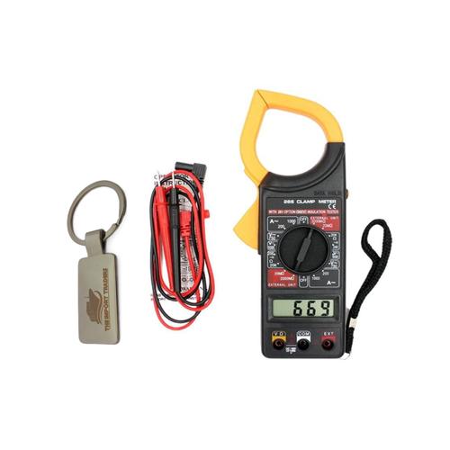 Portable Digital Clamp Multimeter Tool LCD Display With TIT Keychain