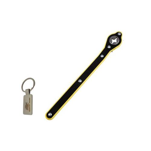 Jack Ratchet Wrench 360-Degree Tool With TIT Keychain